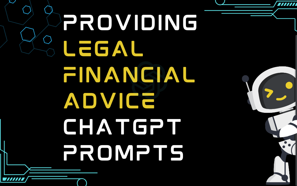 👨‍⚖️Providing Legal Financial Advice ChatGPT Prompts