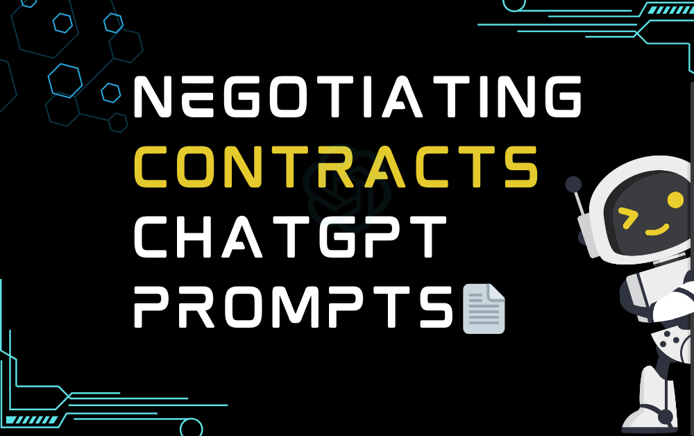 Negotiating contracts ChatGPT Prompts
