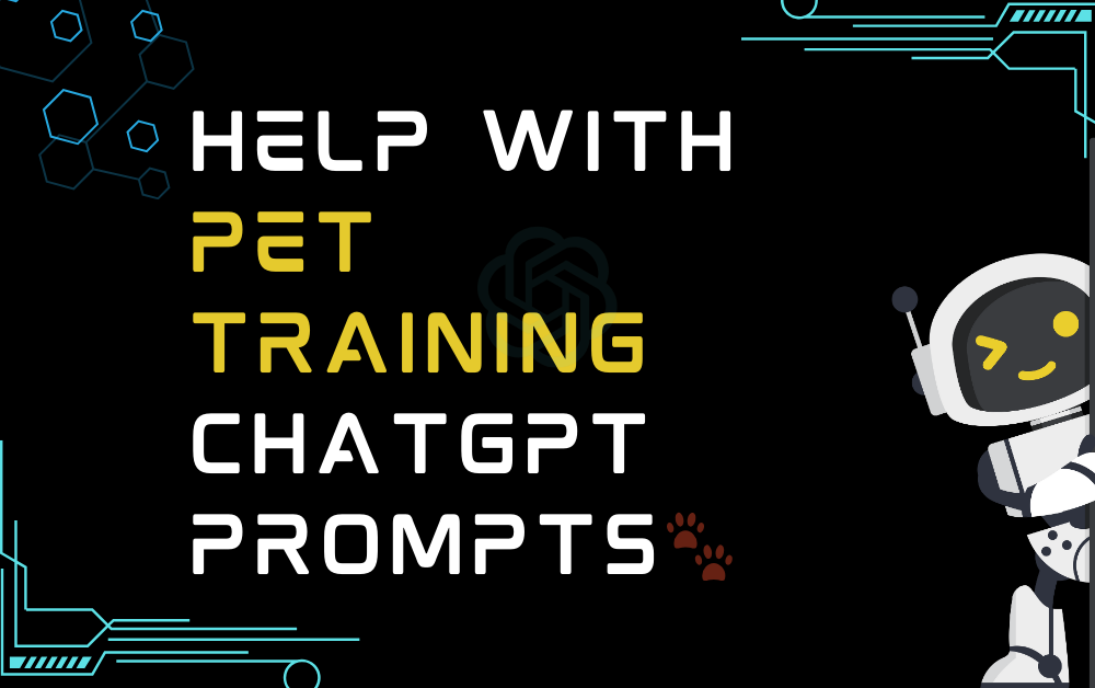 🐾Help with pet training ChatGPT Prompts