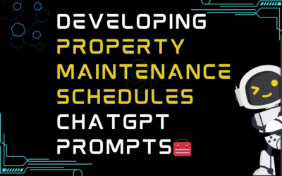 🧰Developing property maintenance schedules ChatGPT Prompts