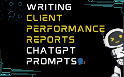 🗣️Writing client performance reports ChatGPT Prompts