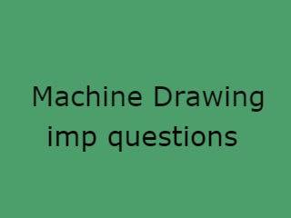 Machine Drawing Imp Qusts Pdf file - MD Important Questions Pdf file