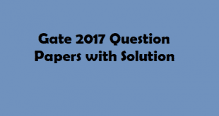 Gate 2017 Question Paper