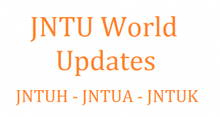 jntu world, jntu updates, jntuworld, jntu world updates, jntu fast updates