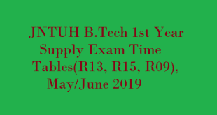 JNTUH B.Tech I Year (R15) Supply Exam Time Table , JNTUH B.Tech I Year (R15) Drawing Exam Time Table , JNTUH B.Tech I Year (R13) Supply Exam Time Table , JNTUH B.Tech 1st Year (R13) Drawing Exam Time Table , JNTUH B.Tech I Year (R09) Supply Exam Time Table , JNTUH B.Tech I Year (R09) Drawing Exam Time Table