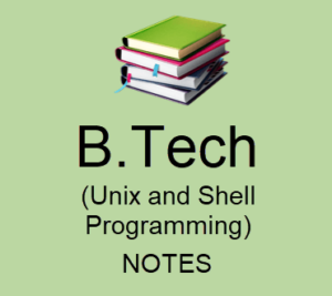 Unix and Shell Programming Notes PDF