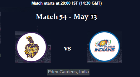 Match 54 - KKR vs MI - IPL 2017 4