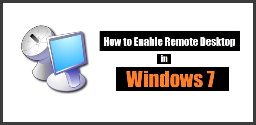 How to enable remote desktop in windows 7 | Remote desktop windows 7 | Enable remote desktop windows 7 | Remote desktop connection windows 7